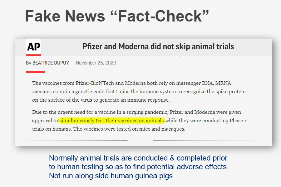 Associated Press Fake News "Fact Check"