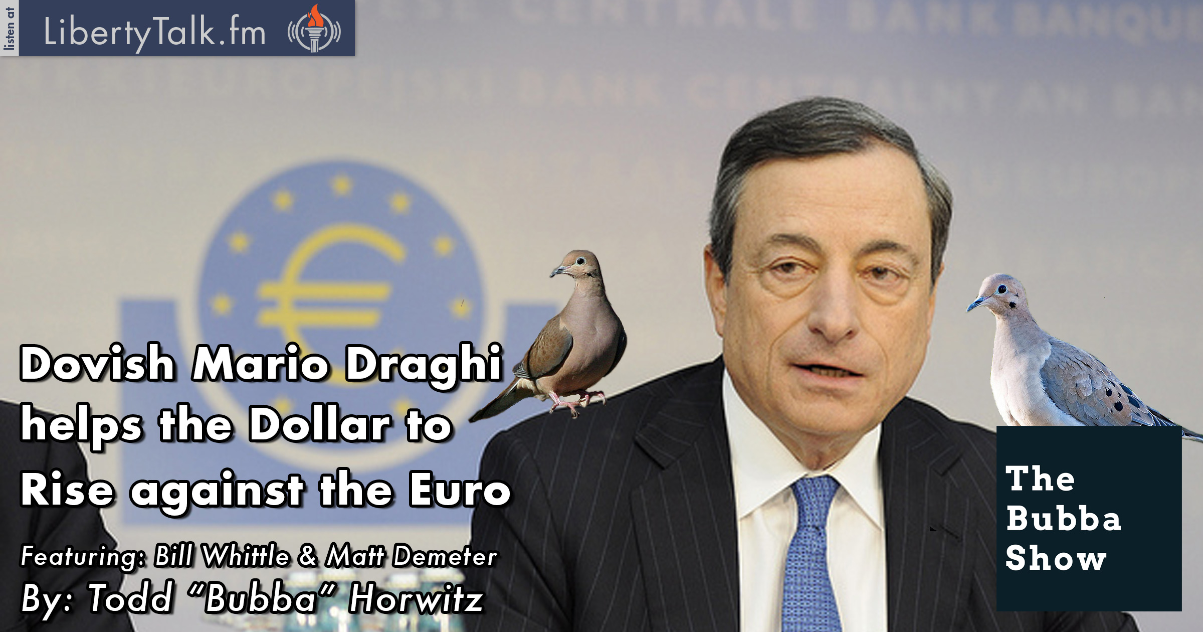 Dovish Mario Draghi helps the Dollar to Rise against the Euro