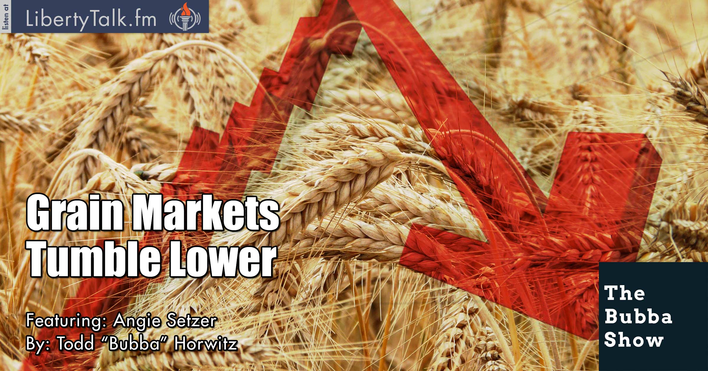 Grain Markets Tumble Lower - The Bubba Show