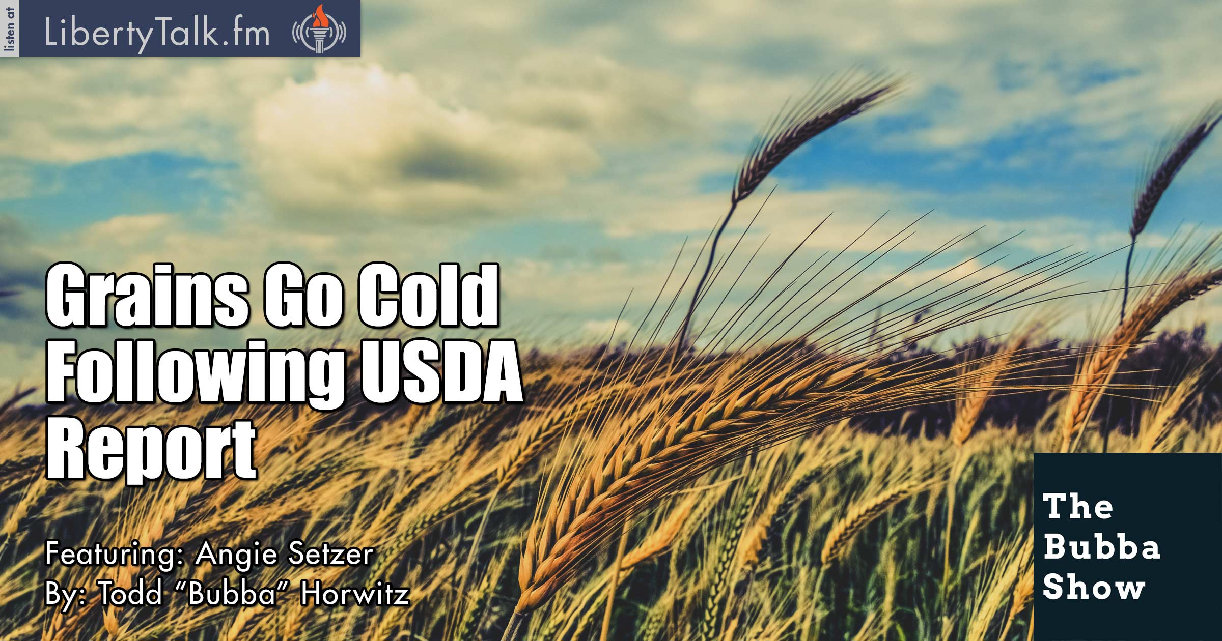 Grains Go Cold Following USDA Report - The Bubba Show