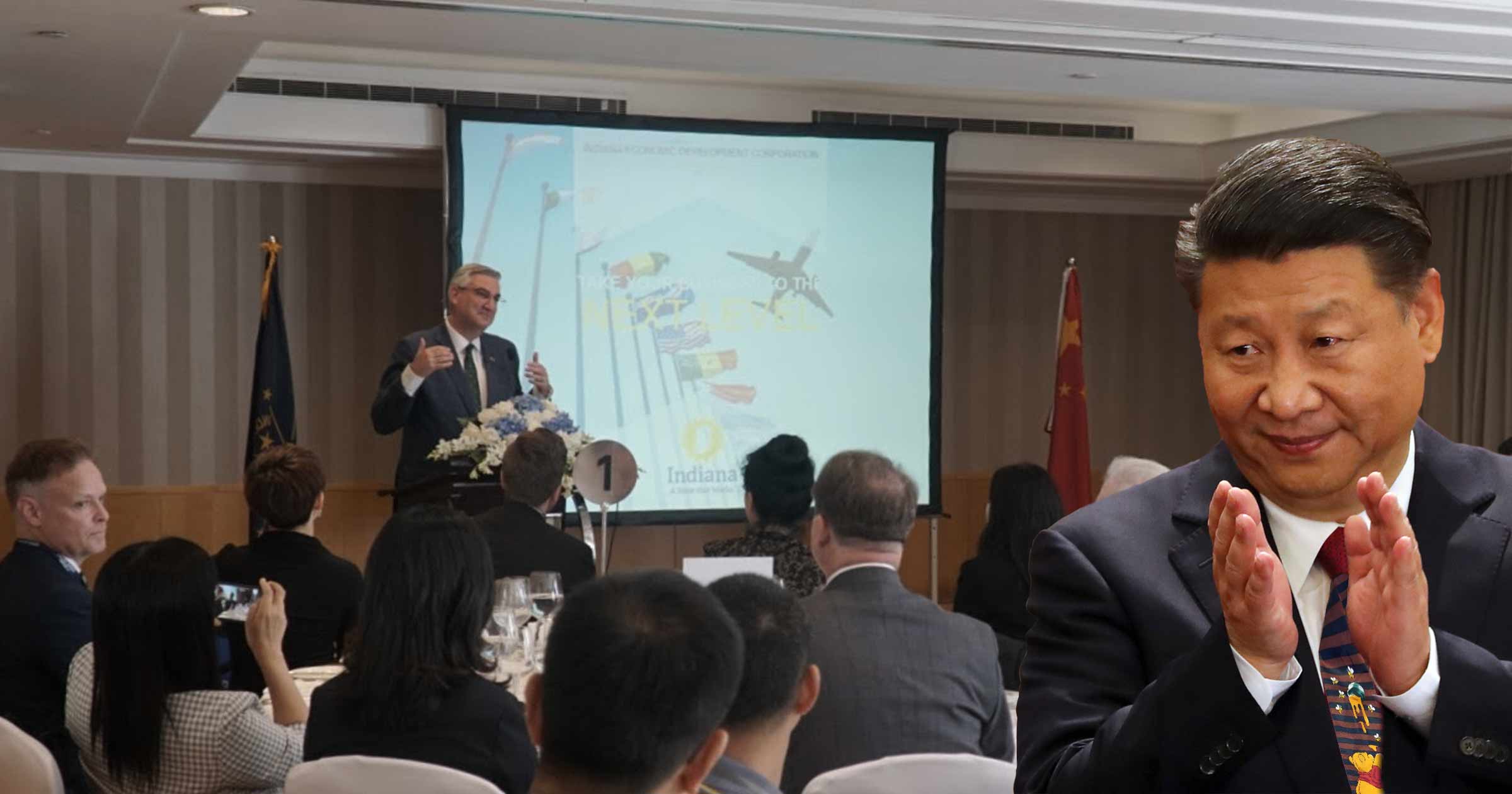 Indiana Governor Eric Holcomb Seen as Friendly to Chinese Communist Party's Goals