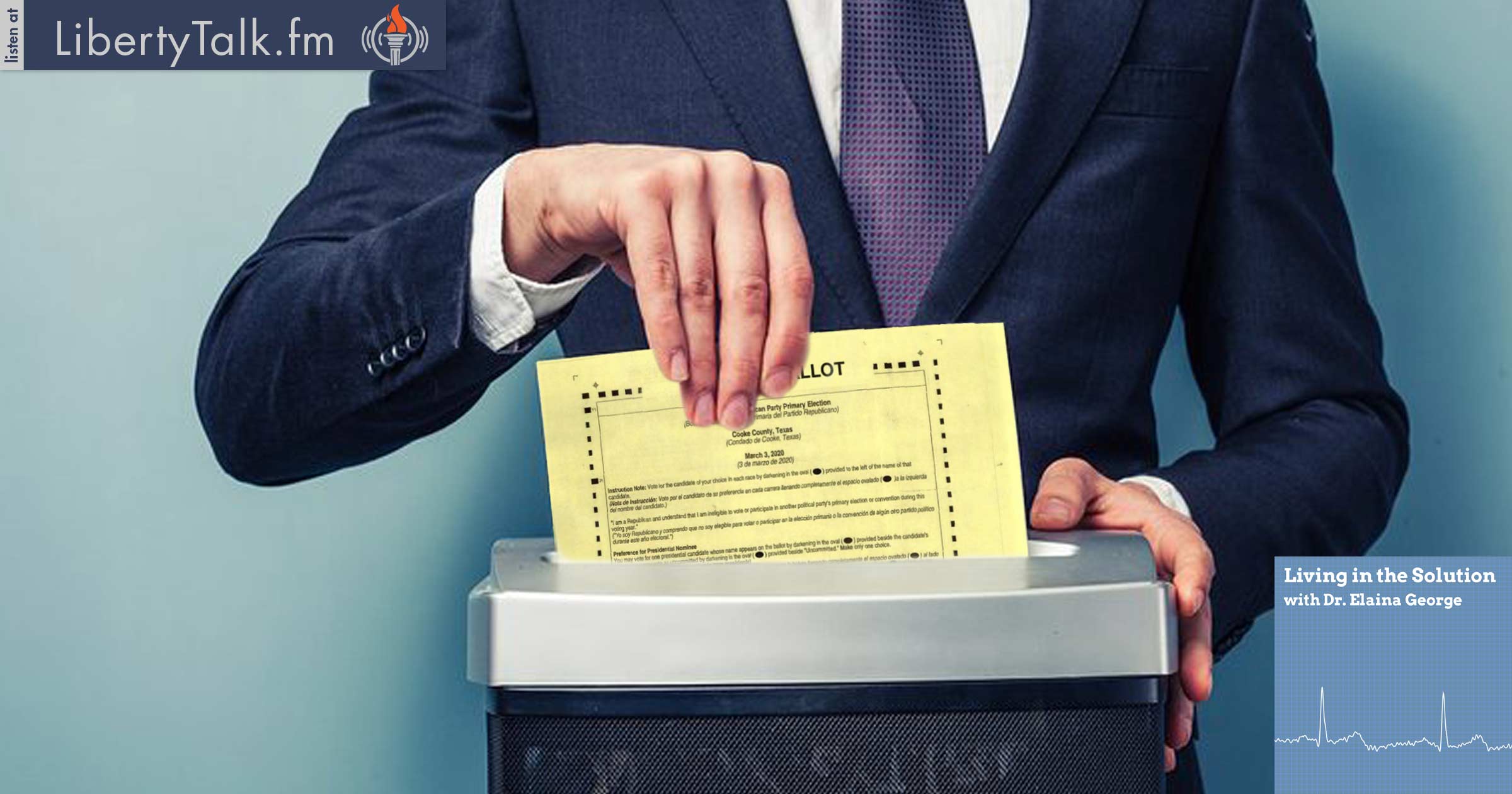 Mail In Voting Disenfranchise Election Voter Fraud HEADER