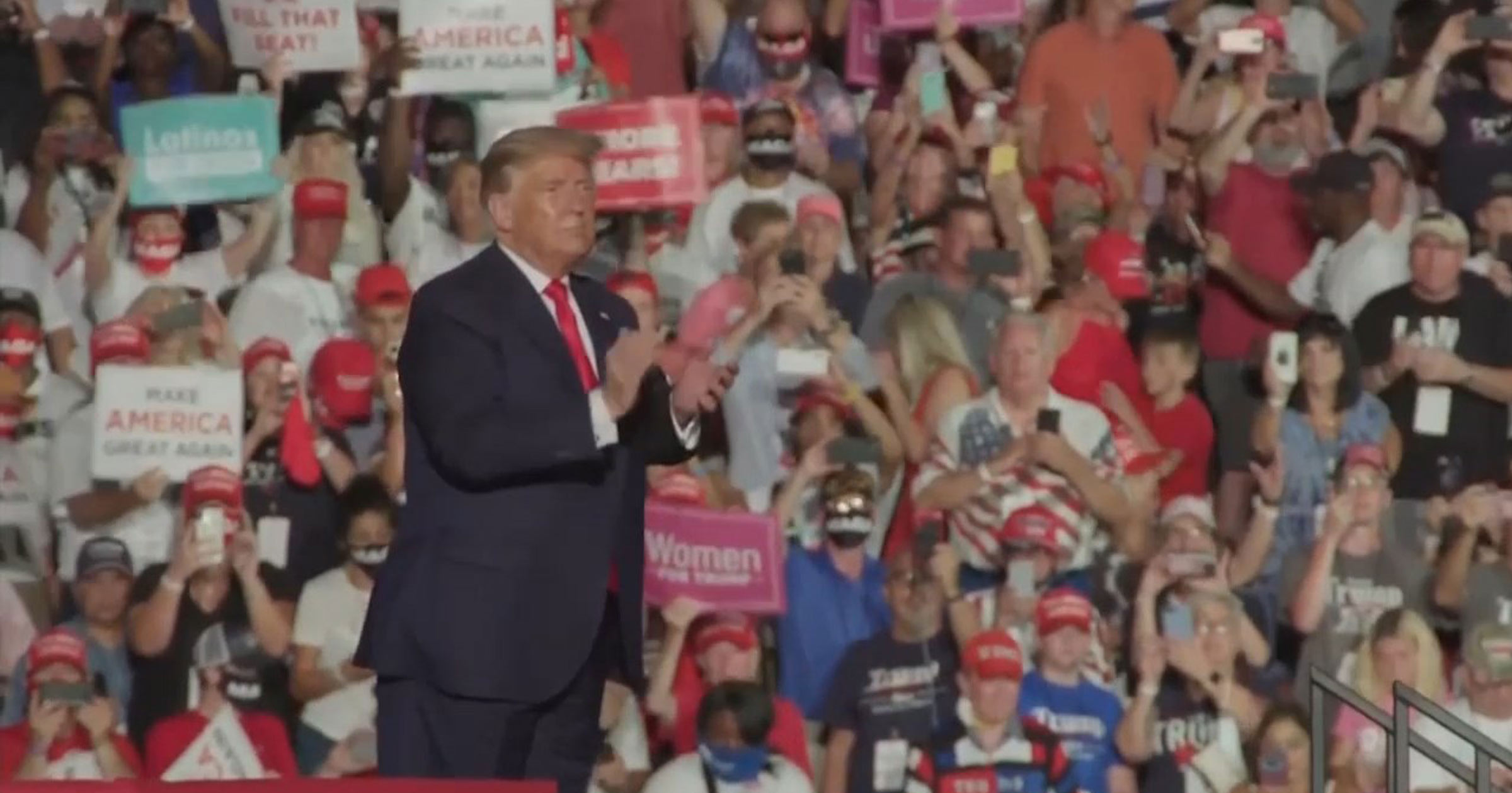 President Trump Kills COVID at Florida Rally HEADER