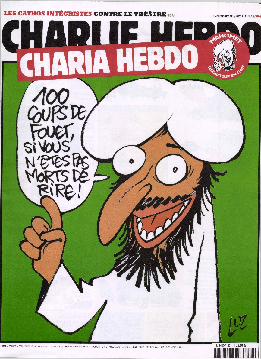 Offensive Charlie Hebdo Mohamed Cover