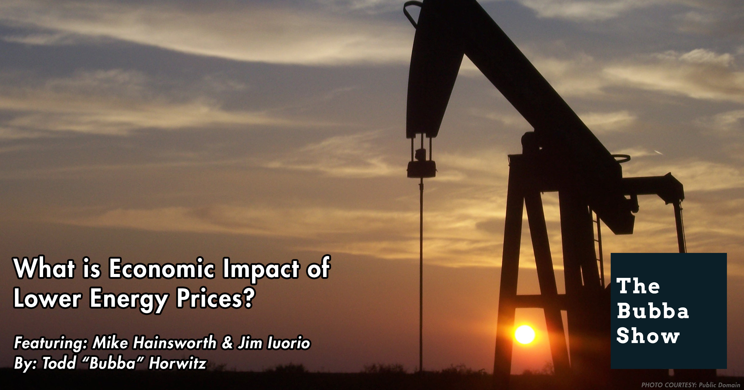 Economic Impact of Lower Energy Prices