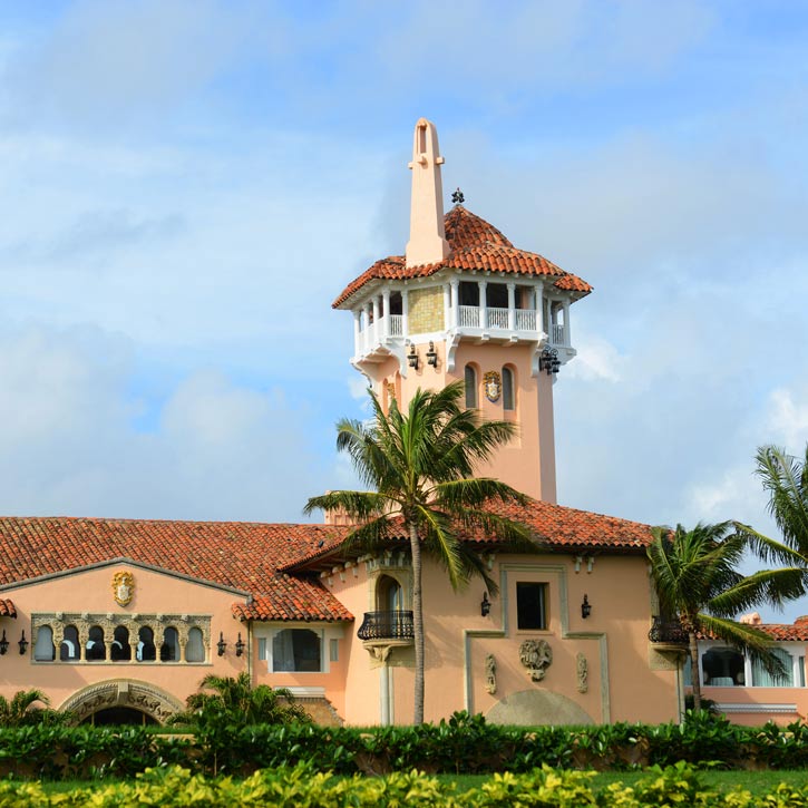 President Trump's Mar-a-Lago Palm Beach, Florida Estate